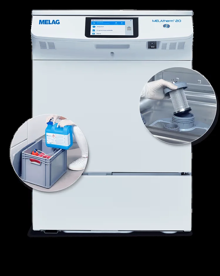 MELAtherm 20 – XXL myjnia-dezynfektor do gabinetów medycznych