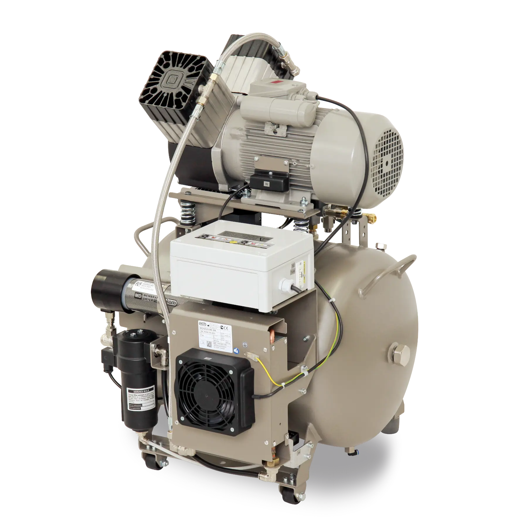 Sprężarki stomatologiczne EKOM – bezolejowe, ciche i wydajne