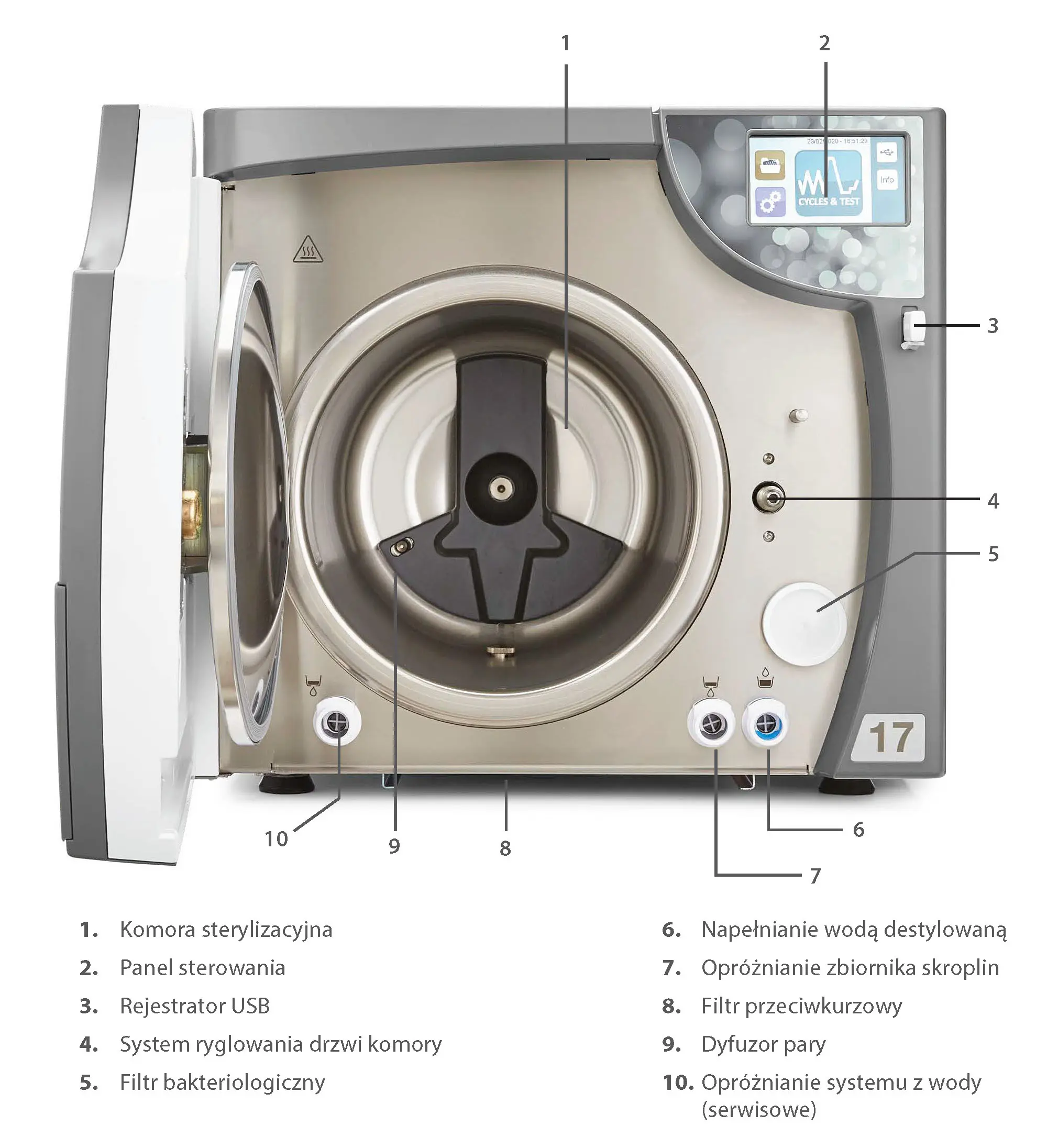 Autoklaw komorowy SciCan BRAVO G4 17L